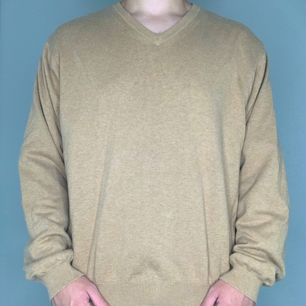 Oxford Golf Men’s Tan Sweater